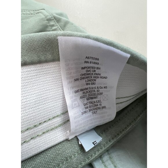 Denim and Co Regular Comfy Knit Straight Leg Pull On Jean Size XL Alpine Frost - Picture 6 of 8